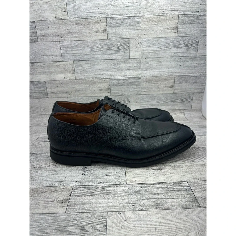 E.T. Wright Masters Collection Sanders Black Leather Dress Shoes Men 12B England